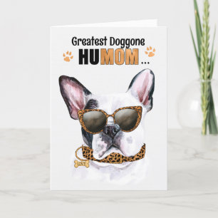 Cartes Pour Fêtes Annuelles Chien de taureaux français la plus grande fête des