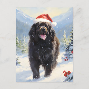 Cartes Pour Fêtes Annuelles Chien de Terre-Neuve
