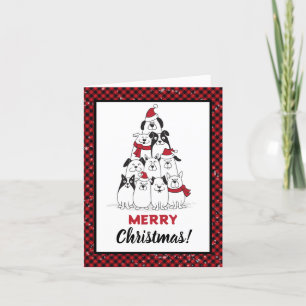 Cartes Pour Fêtes Annuelles Chien Joyeux Noël