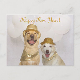 Cartes Pour Fêtes Annuelles Chien / Laboratoire sur mesure Bonne année