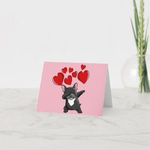 Cartes Pour Fêtes Annuelles Chien-taupe français mignon