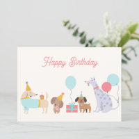Chiens de fête colorés