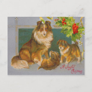 Cartes Pour Fêtes Annuelles Chiens de Noël
