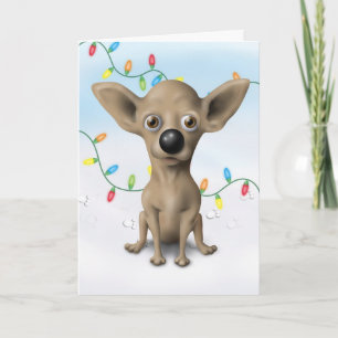 Cartes Pour Fêtes Annuelles Chihuahua CHI1 Noël