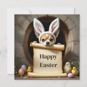 Cartes Pour Fêtes Annuelles Chihuahua chien et le message