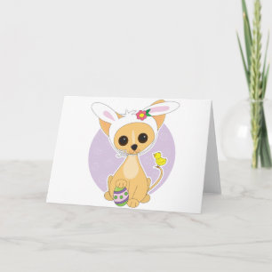 Cartes Pour Fêtes Annuelles Chihuahua Easter