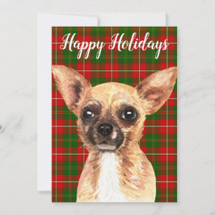 Cartes Pour Fêtes Annuelles Chihuahua Festif Personnalisé