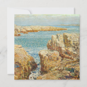 Cartes Pour Fêtes Annuelles Childe Hassam - Scène Côtière, Îles Des Chaussures