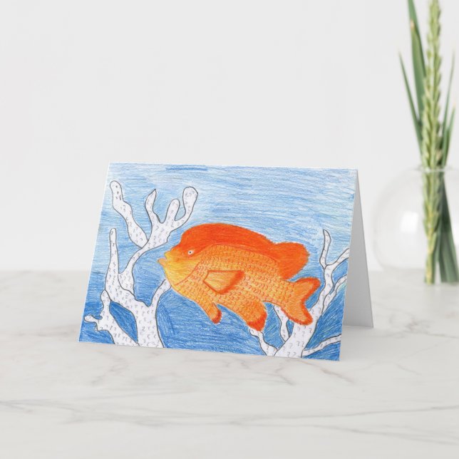 Cartes Pour Fêtes Annuelles Children's Winning Artwork : garibaldi (Devant)