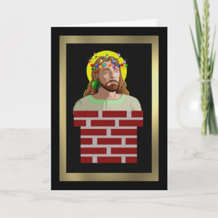 Cartes Pour Fêtes Annuelles Chimney Jesus