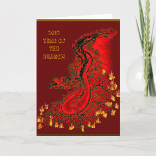 Cartes Pour Fêtes Annuelles Chine-Drache - 2012 - Année Du Dragon