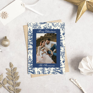 Cartes Pour Fêtes Annuelles Chinoiserie Intemporelle Toile De Jouy Photo Noël