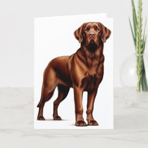 Cartes Pour Fêtes Annuelles Chiot de récupération de la baie de Chesapeake