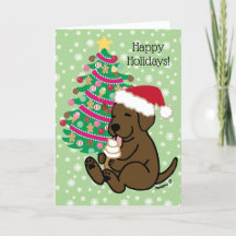 Chocolat de Noël Lique de crème glacée Labrador