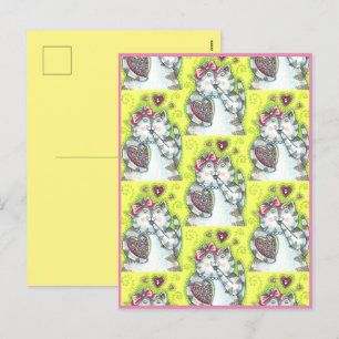 CARTES POUR FÊTES ANNUELLES CHOCOLATS DE L'ADMIRATEUR SECRET DE KITTEN, VALENT