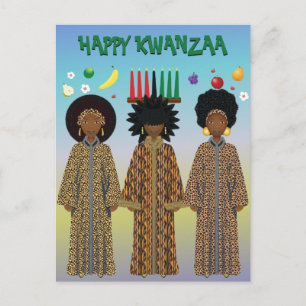 Cartes Pour Fêtes Annuelles Chorale afro-américaine Kwanzaa