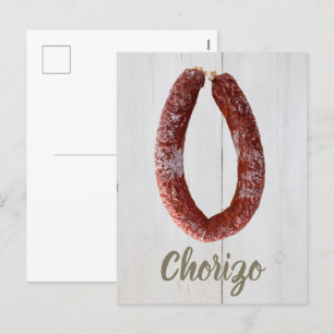 Cartes Pour Fêtes Annuelles Chorizo Saucisson