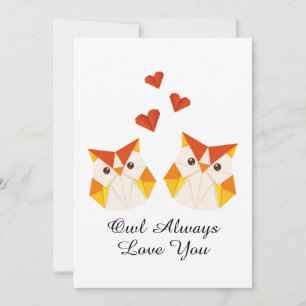 Cartes Pour Fêtes Annuelles Chouette Anniversaire Toujours Aimer Vous Aimez Pu