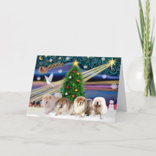 Cartes Pour Fêtes Annuelles Chow Chows (4)