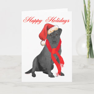 Cartes Pour Fêtes Annuelles Chrétien noir Labrador