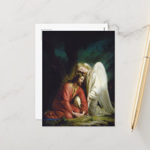 Cartes Pour Fêtes Annuelles Christ à Gethsémani par Carl Bloch