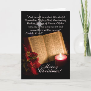 Cartes Pour Fêtes Annuelles Christian Candlelight Joyeux Noël