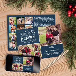 Cartes Pour Fêtes Annuelles Christian Christmas Luke 2 photo multiple