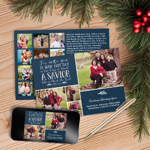 Cartes Pour Fêtes Annuelles Christian Christmas Luke 2 photo multiple