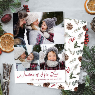 Cartes Pour Fêtes Annuelles Christian Christmas Trois photos