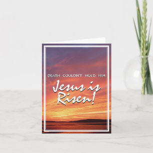 Cartes Pour Fêtes Annuelles Christian JESUS EST REMENU Pâques