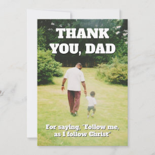 Cartes Pour Fêtes Annuelles Christian MERCI Fête des pères DAD