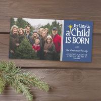 Christian Photo Christmas - Un enfant est né