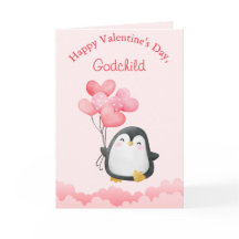 Christian Valentine for Godchild, Personalized 