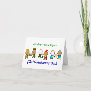 Cartes Pour Fêtes Annuelles Christmakwanzakah