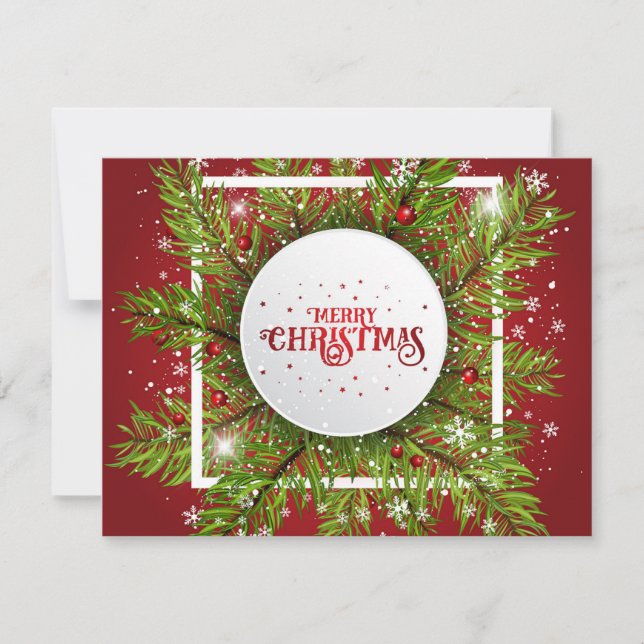 Cartes Pour Fêtes Annuelles Christmas 17 (Devant)