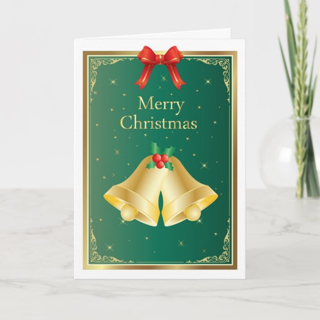 Cartes Pour Fêtes Annuelles Christmas Bells Christmas Card (Devant)