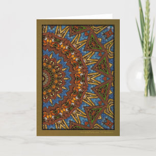 Cartes Pour Fêtes Annuelles Christmas Branch Mandala
