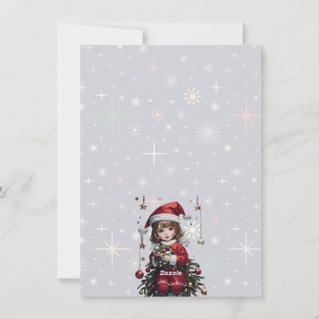 Cartes Pour Fêtes Annuelles Christmas Card (Dos)