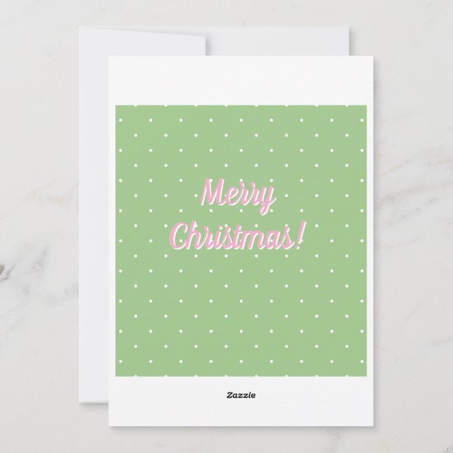 Cartes Pour Fêtes Annuelles Christmas Card (Dos)