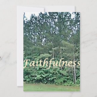 Cartes Pour Fêtes Annuelles christmas card---faithfulness