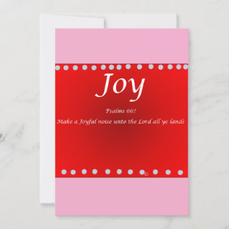 Cartes Pour Fêtes Annuelles Christmas card -Joy