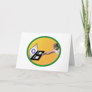 Cartes Pour Fêtes Annuelles Christmas Card (Save vs. Delete Theme)