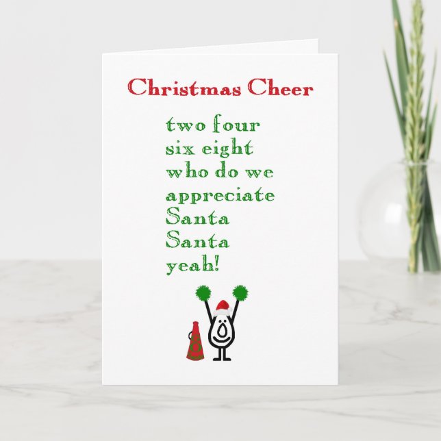 Cartes Pour Fêtes Annuelles Christmas Cheer (Devant)