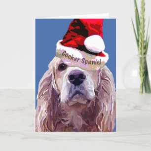 Cartes Pour Fêtes Annuelles Christmas Cocker Spaniel