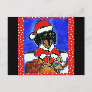 Cartes Pour Fêtes Annuelles Christmas Dachshund