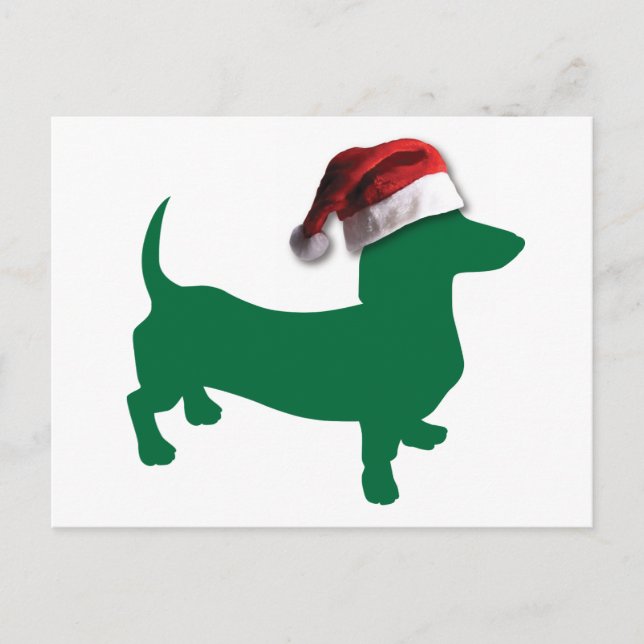Cartes Pour Fêtes Annuelles Christmas Dachshund (Devant)