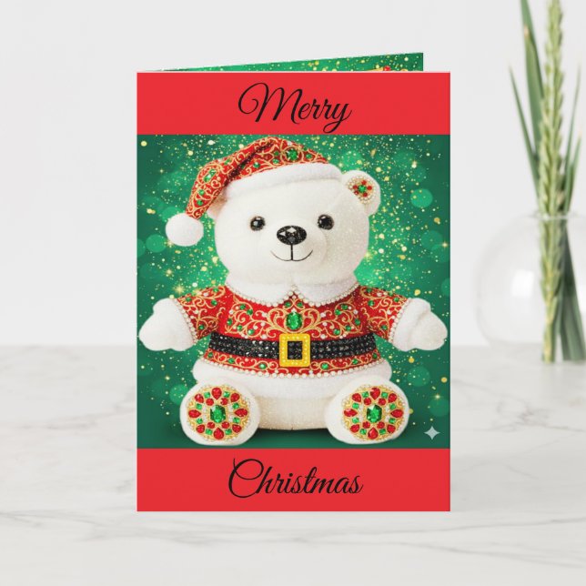 Cartes Pour Fêtes Annuelles Christmas Decorative Card (Devant)
