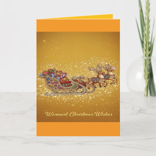 Cartes Pour Fêtes Annuelles Christmas Decorative Card (Devant)