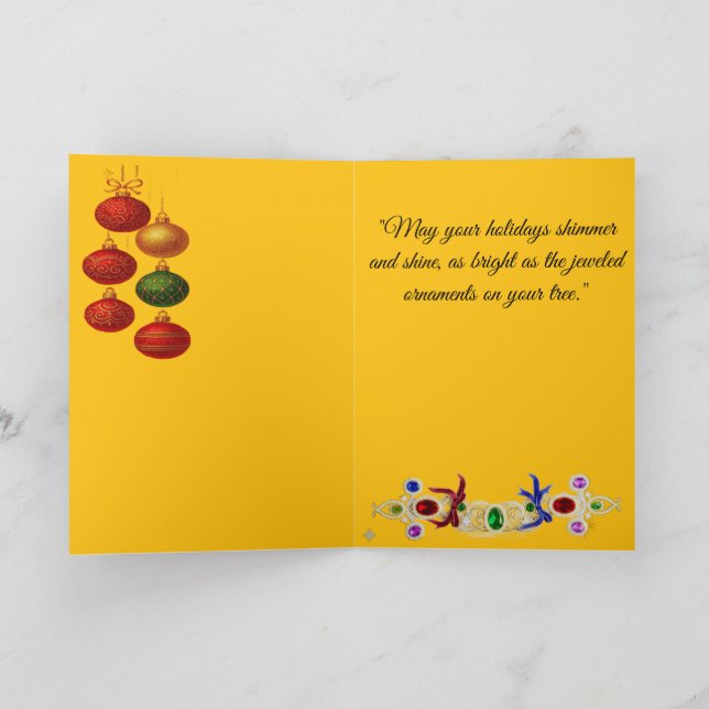 Cartes Pour Fêtes Annuelles Christmas Decorative Card (Intérieur)