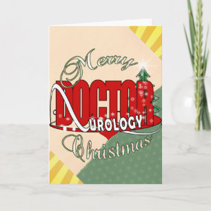 CARTES POUR FÊTES ANNUELLES CHRISTMAS DOCTOR UROLOGY UROLOGISTE